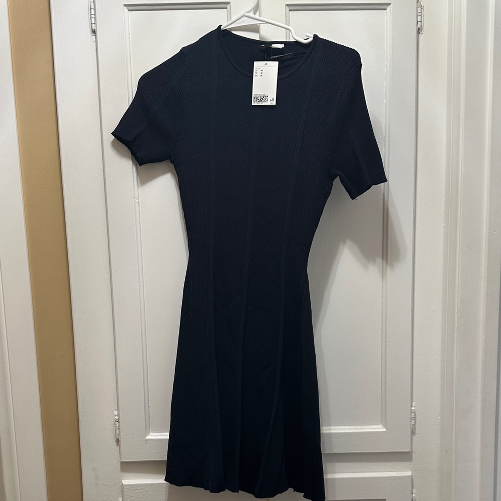 H&M navy sweater dress size M